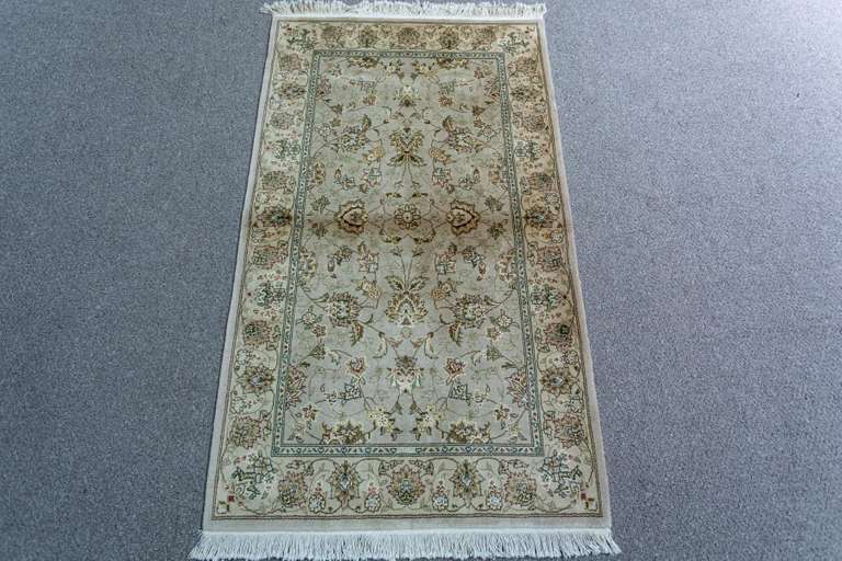 Silk Highlighted Tabriz Design 3x5