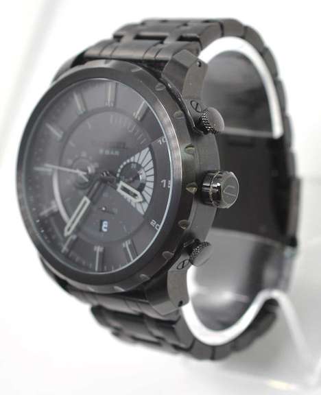 Diesel Matte Black Chronograph, Pre Owned.