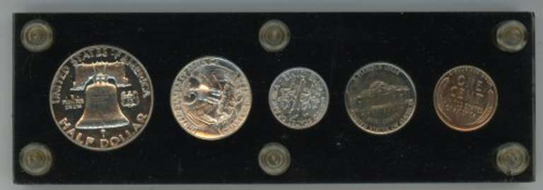 Superb Gem 1953 Proof Set in custom holder