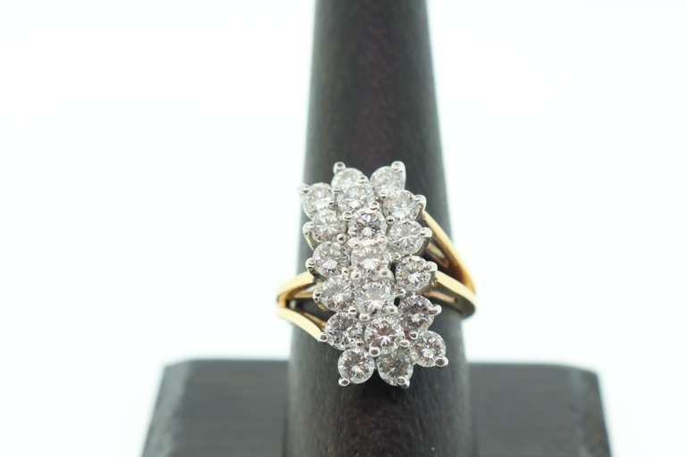 LADIES 14K GOLD WITH 3.00 CARAT DIAMONDS