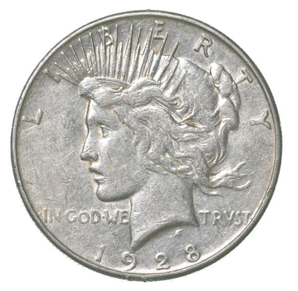 1928-S Peace Silver Dollar