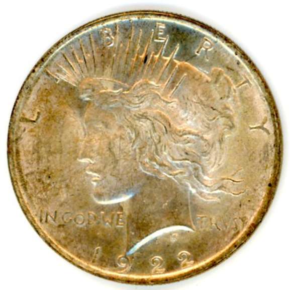 1922 Peace Silver Dollar