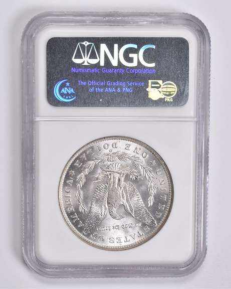 MS64 1885-O Morgan Silver Dollar Great Falls Collection NGC