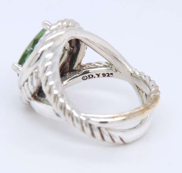 David Yurman Prasiolite Infinity Cable Ring
