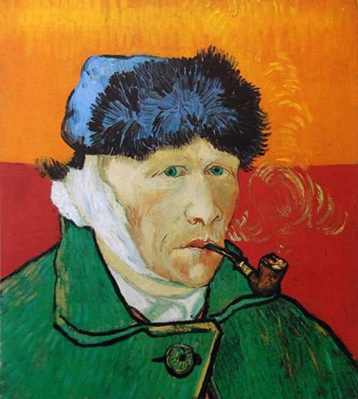 Vincent Van Gogh, Self Portrait with Bandaged Ear and Hat