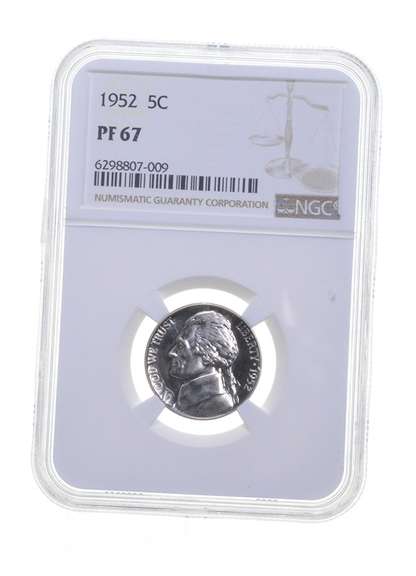 PF67 1952 Jefferson Nickel - Graded NGC