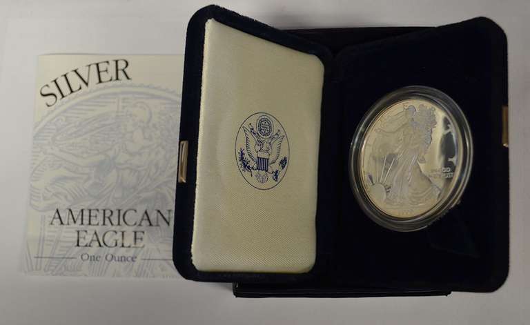 1999-P Proof American Silver Eagle OGP