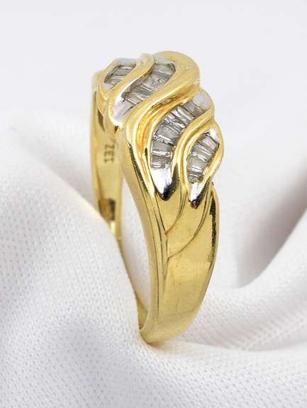 Channel Set Baguette Diamond Ring