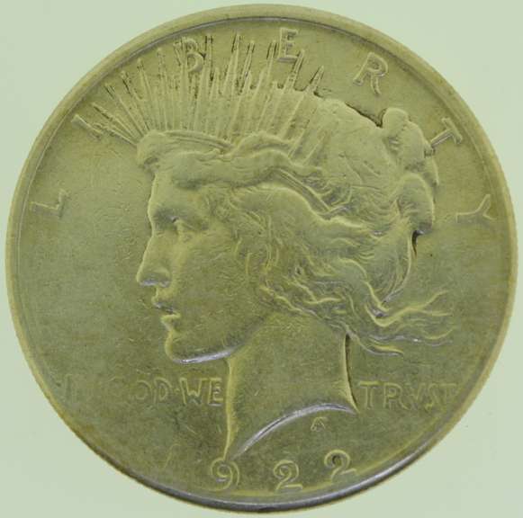 1922-S Peace Silver Dollar $1 US Coin