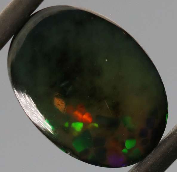 Rainbow block flashing 3.32ct Welo Black Opal!