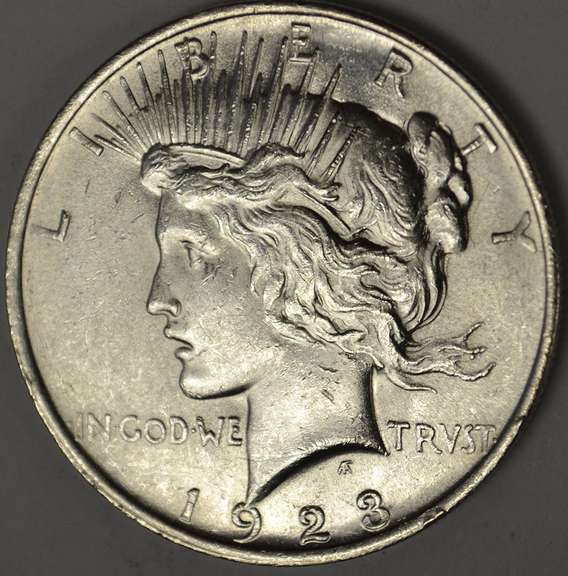 1923 Silver Peace Dollar Uncirculated