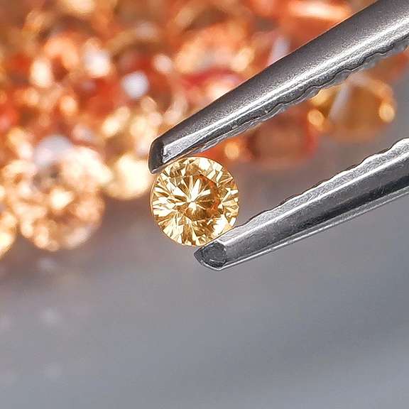 Superb 4.38ct diamond cut Songean Sapphire set