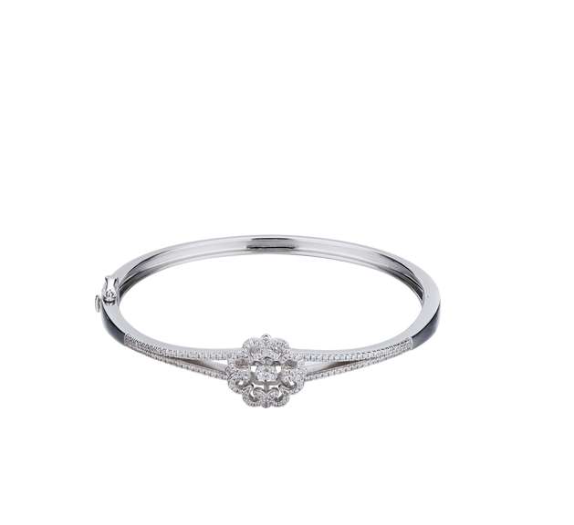 Graceful party wearing Dancing Stone bangle