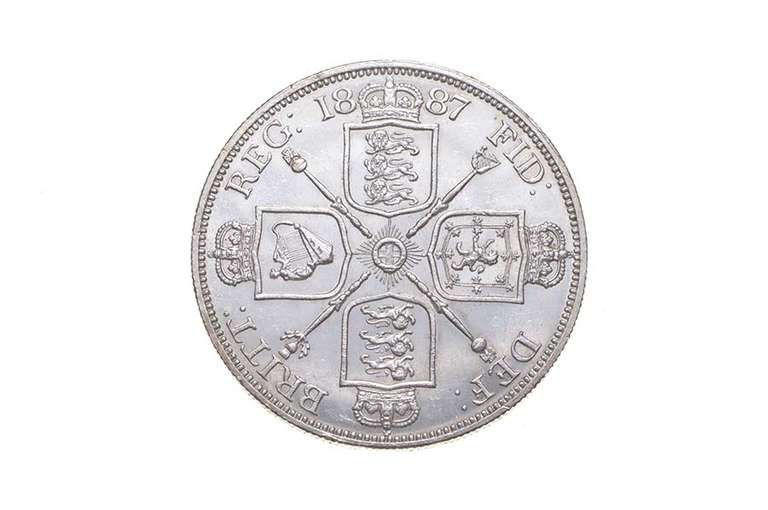 1887 Great Britain Double Florin