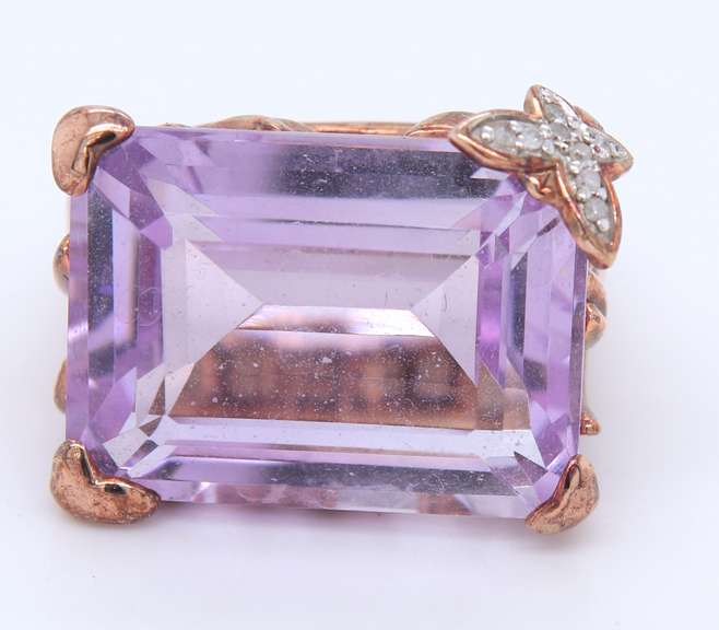 926 Sterling Silver Thailand Amethyst Ring
