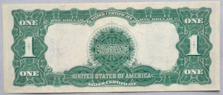 Fresh Near Unc $1 Series of 1899 Black Eagle Silver Certificate