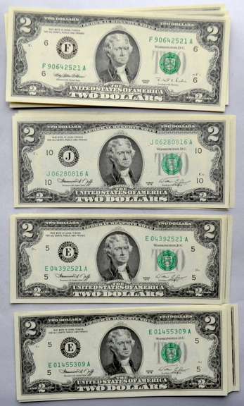 20 Various Consecutive CU$2 FRN