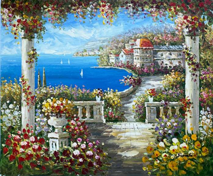 BEAUTIFUL  HAND PAINTED OIL PAINTING ON CANVAS
