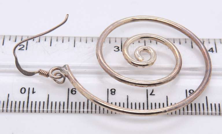 Pairs of 2 Sterling Silver Dangle Earrings