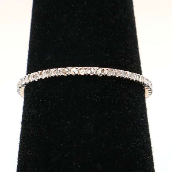 14kt Gold Diamond Band