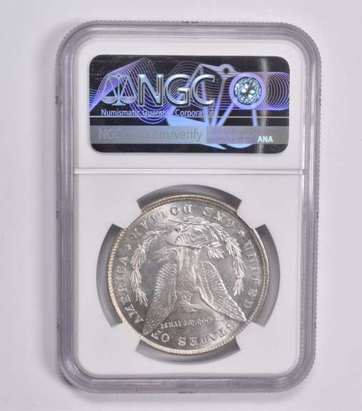MS62 1878 8TF Morgan Silver Dollar NGC