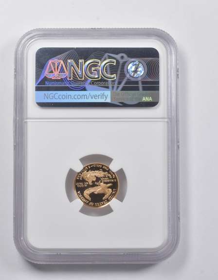 PF70 UCAM 1995-W $5 American Gold Eagle 1/10 Oz. .999 Fine Gold NGC