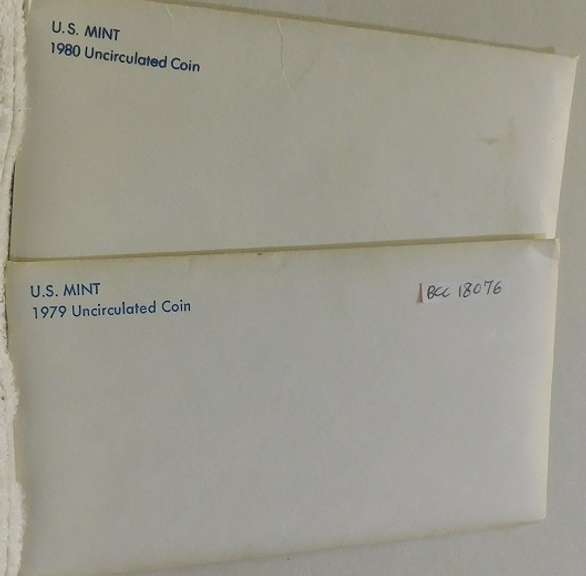 1979 & 1980 Mint Sets  The US Mint is now charging $25.25 ea for current Mint Sets.
