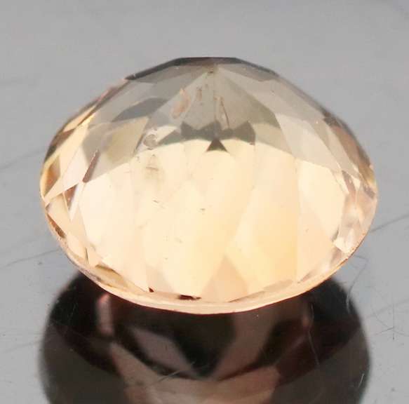 Lavish 2.49ct 8mm Imperial Topaz solitaire