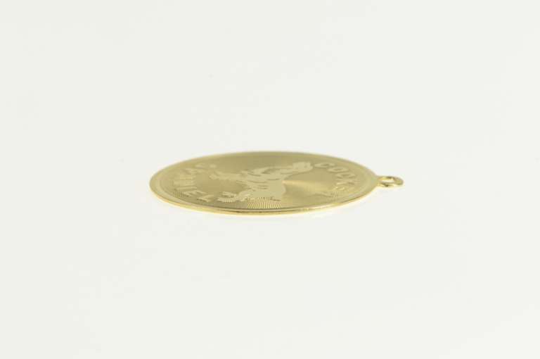 14K Yellow Gold Cocker Spaniel Dog Breed Animal Lover Charm/Pendant