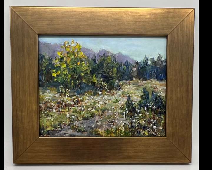 Wildflower Meadow Original Art by Ann Crostic
