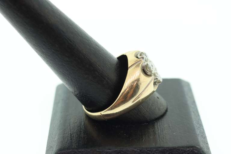 MENS 7 DIAMOND CLUSTER RING