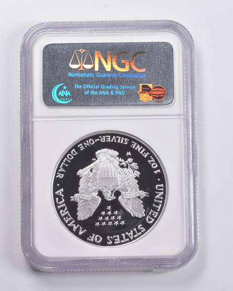 PF70 UCAM 2007-W American Silver Eagle ER NGC