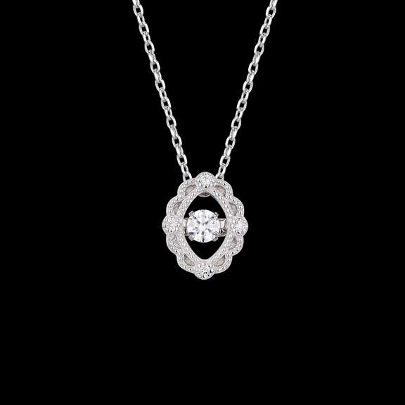 Petit Marquise Shape details Dancing stone set