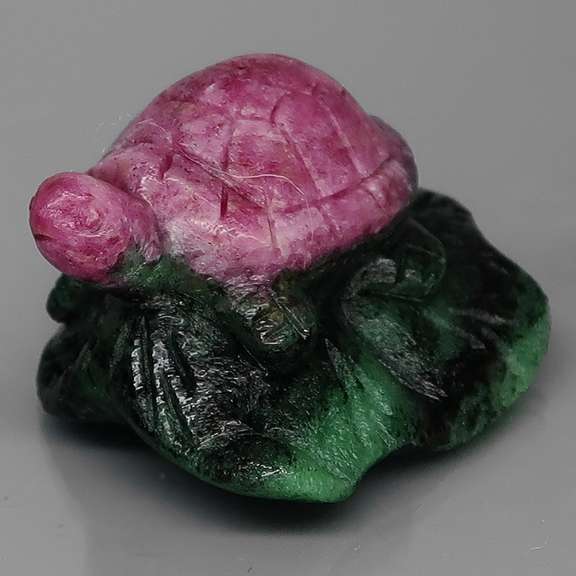 Giant! 92.61ct Ruby in Zoisite carving