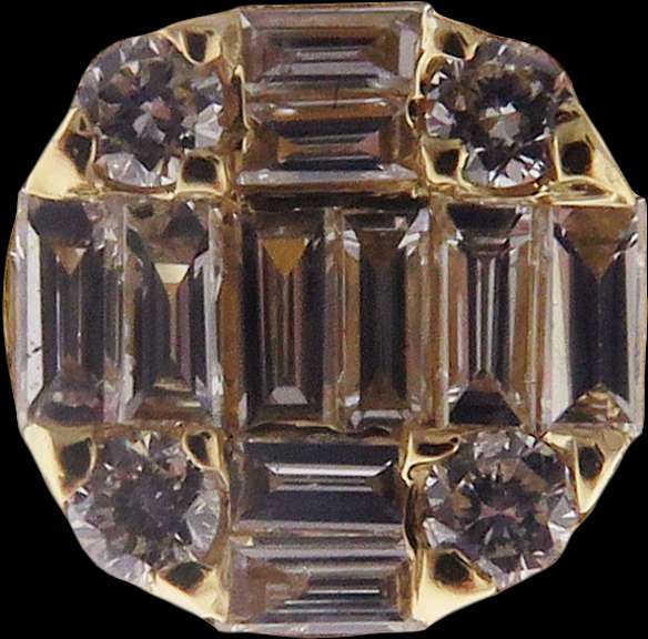 Classic 18kt Yellow Gold Diamond Studs