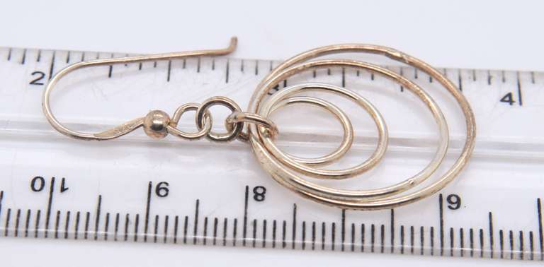 Pairs of 2 Sterling Silver Dangle Earrings