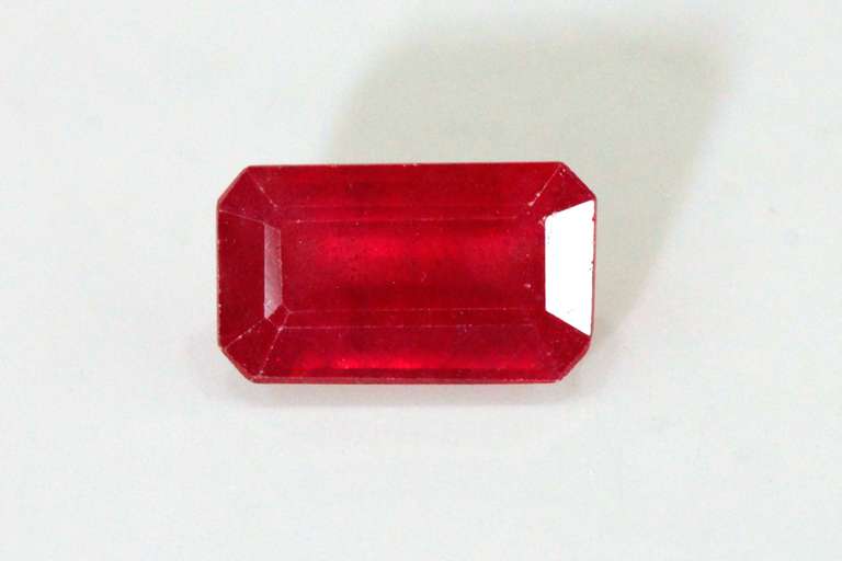 Bright Natural Ruby Octagon - 2.90 cts.