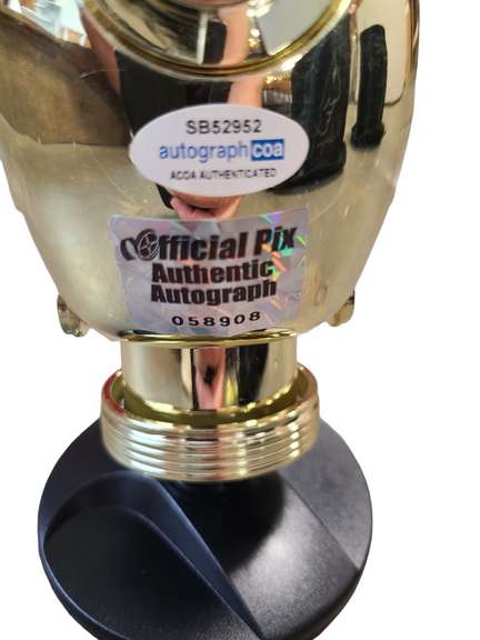 Anthony Daniels Signed Star Wars See-Threepio C-3PO Mini Helmet Official Pix ACOA