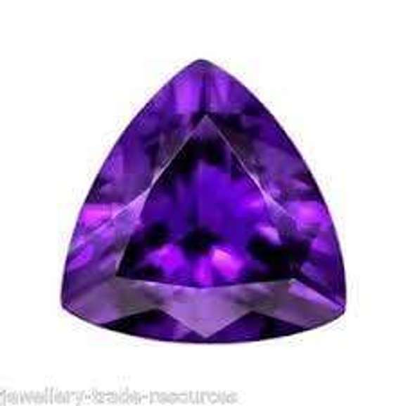 8MM TRILLION AMETHYST LOOSE GEMSTONE