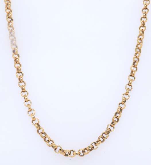 12KT Yellow Gold Filled Cable Chain Necklace