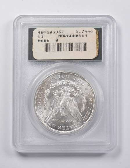 MS64 1879-S Morgan Silver Dollar CAC PCGS