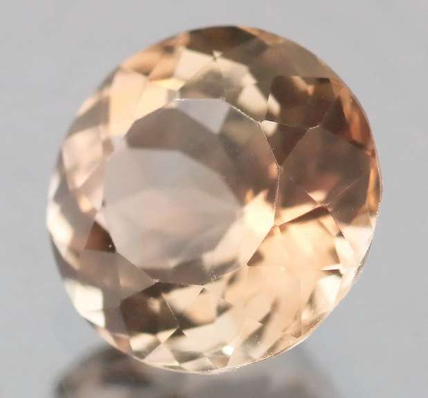 Bright 4.26ct champagne Imperial Topaz solitaire
