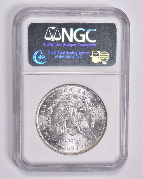 MS64 1885-O Morgan Silver Dollar Great Falls Collection NGC