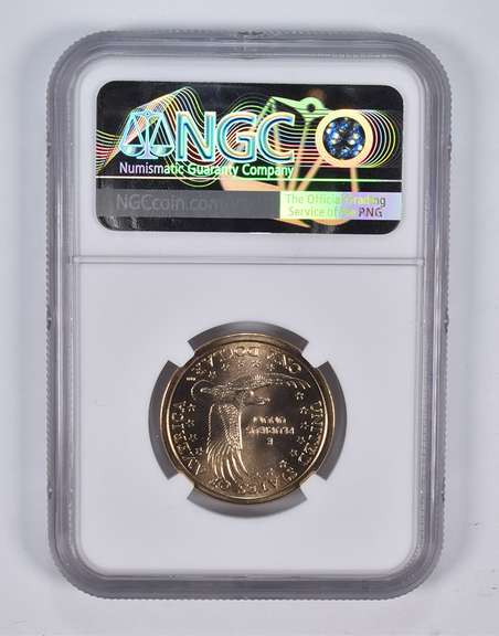 MS68 2000-P Sacagawea Dollar Cheerios Promotion Regular Reverse NGC