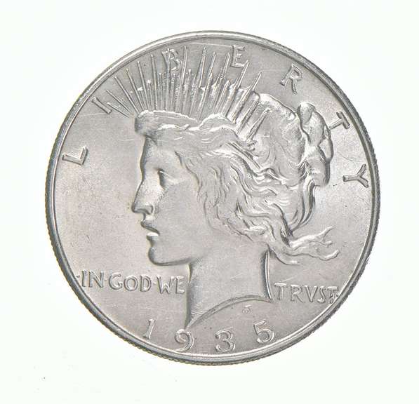 1935-S Peace Silver Dollar