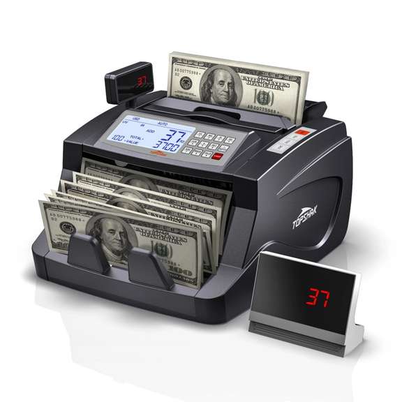 80W 1000pcs/min Money Counting Machine for Bank