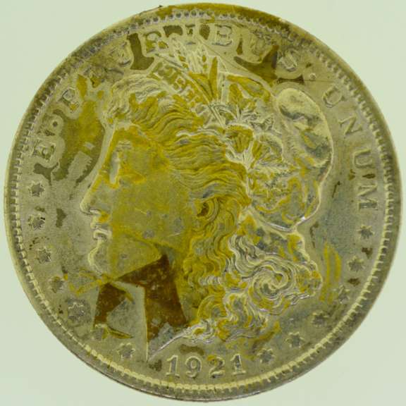 1921 Morgan Silver Dollar $1 US Coin