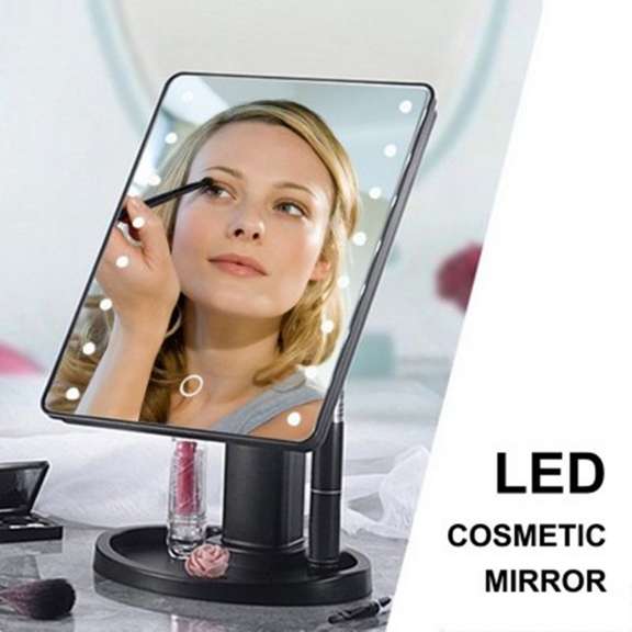 Portable 360 Degree Light Up Mirror