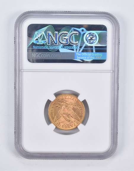 MS64 1899 $5 Liberty Head Gold Half Eagle NGC