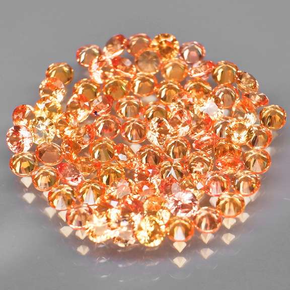 Excellent 4.35ct diamond cut Songean Sapphire set